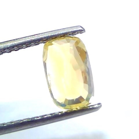 2.92 Ct IGI Certified Unheated Untreated Natural Ceylon Yellow Sapphire