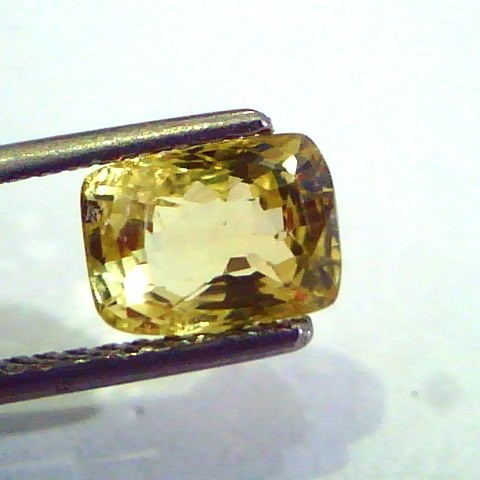 2.95 Ct 5 Ratti Unheated Untreated Natural Ceylon Yellow Sapphire