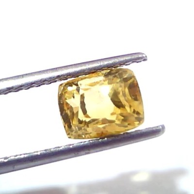 2.94 Ct GII Certified Unheated Untreated Natural Ceylon Yellow Sapphire