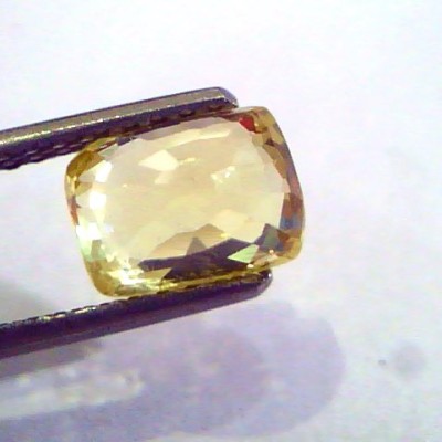 2.95 Ct 5 Ratti Unheated Untreated Natural Ceylon Yellow Sapphire
