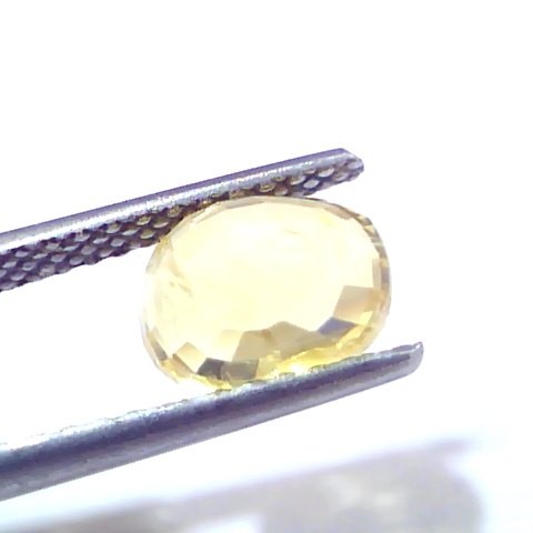 2.94 Ct GII Certified Unheated Untreated Natural Ceylon Yellow Sapphire