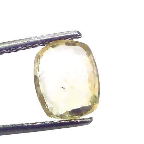 2.98 Ct Certified Unheated Untreated Natural Ceylon Yellow Sapphire 2.98 Ct Certified Unheated Untreated Natural Ceylon Yellow Sapphire