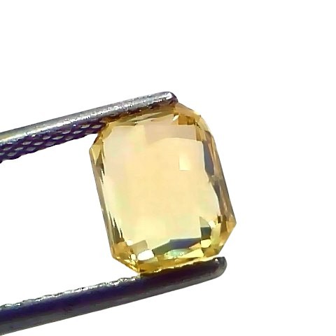 2.98 Ct IGI Certified Unheated Untreated Natural Ceylon Yellow Sapphire AAAAA 2.98 Ct IGI Certified Unheated Untreated Natural Ceylon Yellow Sapphire AAAAA