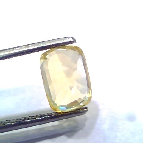 2.99 Ct IGI Certified Unheated Untreated Natural Ceylon Yellow Sapphire