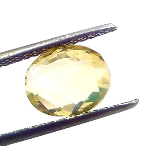 2.99 Ct IGI Certified Unheated Untreated Natural Ceylon Yellow Sapphire 2.99 Ct IGI Certified Unheated Untreated Natural Ceylon Yellow Sapphire