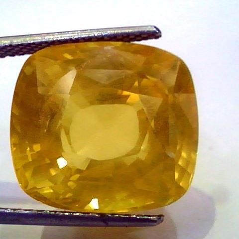 Huge 24.17 Ct Unheated Untreated Natural Ceylon Yellow Sapphire