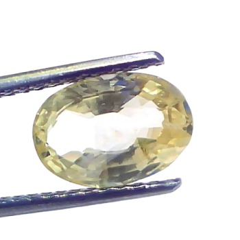 3.64 Ct Certified Unheated Untreated Natural Ceylon Yellow Sapphire Pukhraj 3.64 Ct Certified Unheated Untreated Natural Ceylon Yellow Sapphire Pukhraj