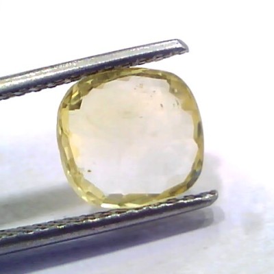 3.00 Ct Unheated Untreated Natural Ceylon Yellow Sapphire Gems