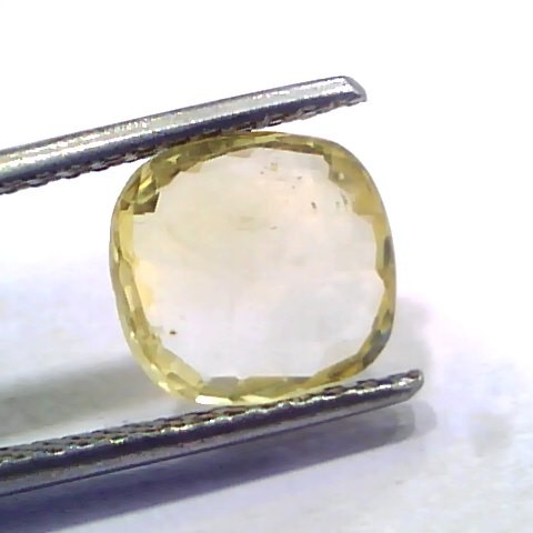 3.00 Ct Unheated Untreated Natural Ceylon Yellow Sapphire Gems