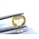 3.00 Ct IGI Certified Unheated Untreated Natural Ceylon Yellow Sapphire