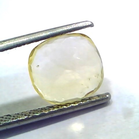 3.00 Ct Unheated Untreated Natural Ceylon Yellow Sapphire Gems