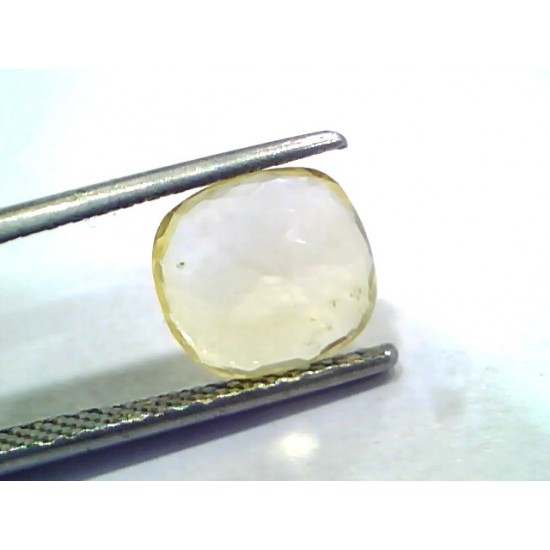 3.00 Ct Unheated Untreated Natural Ceylon Yellow Sapphire Gems