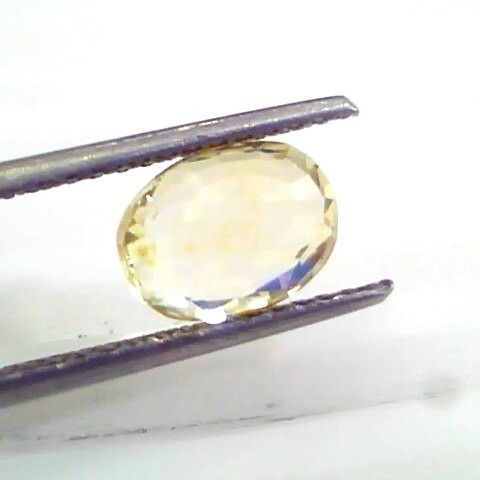 3.02 Ct 5 Ratti Unheated Untreated Natural Ceylon Yellow Sapphire