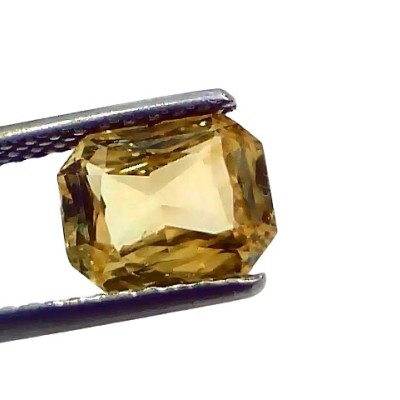 3.01 Ct IGI Certified Unheated Untreated Natural Ceylon Yellow Sapphire AAA 3.01 Ct IGI Certified Unheated Untreated Natural Ceylon Yellow Sapphire AAA