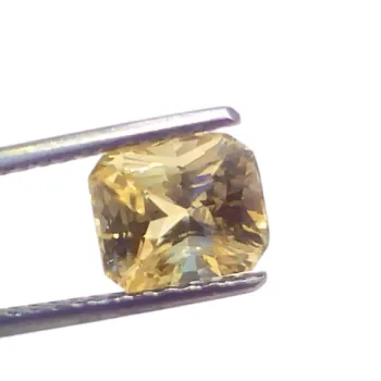 3.01 Ct GII Certified Unheated Untreated Natural Ceylon Yellow Sapphire Pukhraj AAA