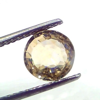 3.01 Ct Certified Unheated Untreated Natural Ceylon Yellow Sapphire Gemstone