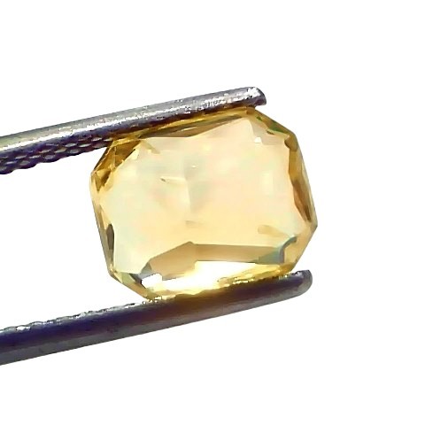 3.01 Ct IGI Certified Unheated Untreated Natural Ceylon Yellow Sapphire AAA 3.01 Ct IGI Certified Unheated Untreated Natural Ceylon Yellow Sapphire AAA