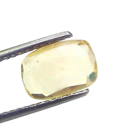 3.01 Ct GII Certified Unheated Untreated Natural Ceylon Yellow Sapphire 3.01 Ct GII Certified Unheated Untreated Natural Ceylon Yellow Sapphire