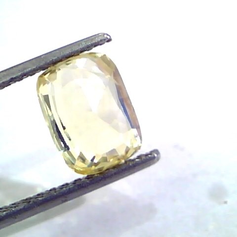 3.02 Ct Unheated Untreated Natural Ceylon Yellow Sapphire Stone