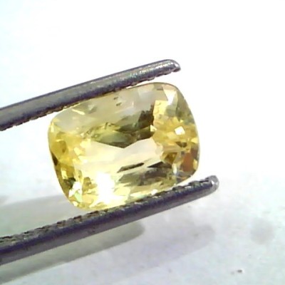 3.02 Ct Unheated Untreated Natural Ceylon Yellow Sapphire Gems