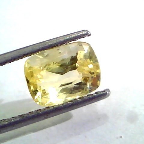 3.02 Ct Unheated Untreated Natural Ceylon Yellow Sapphire Gems