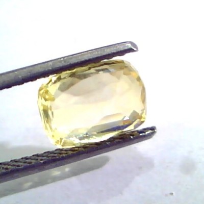 3.02 Ct Unheated Untreated Natural Ceylon Yellow Sapphire Gems