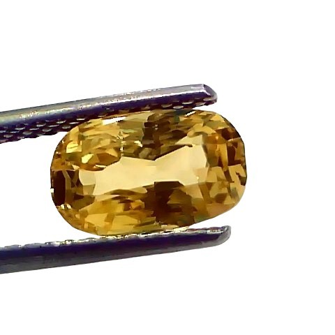 3.02 Ct IGI Certified Unheated Untreated Natural Ceylon Yellow Sapphire AAA 3.02 Ct IGI Certified Unheated Untreated Natural Ceylon Yellow Sapphire AAA