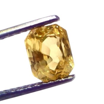 3.02 Ct IGI Certified Unheated Untreated Natural Ceylon Yellow Sapphire AAA 3.02 Ct IGI Certified Unheated Untreated Natural Ceylon Yellow Sapphire AAA