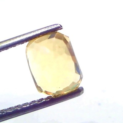 3.02 Ct IGI Certified Unheated Untreated Natural Ceylon Yellow Sapphire AAA