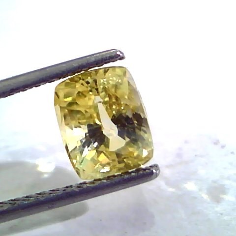 3.03 Ct Unheated Untreated Natural Ceylon Yellow Sapphire Gems