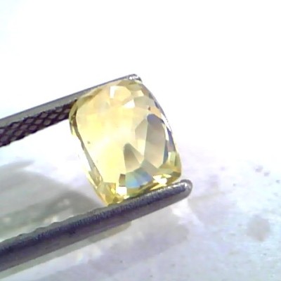 3.03 Ct Unheated Untreated Natural Ceylon Yellow Sapphire Gems