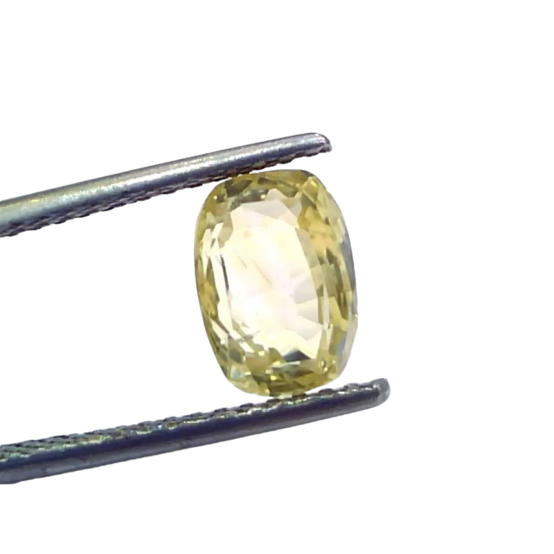 3.03 Ct IGI Certified Unheated Untreated Natural Ceylon Yellow Sapphire 3.03 Ct IGI Certified Unheated Untreated Natural Ceylon Yellow Sapphire