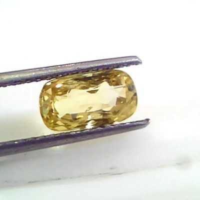 3.05 Ct 5 Ratti Unheated Untreated Natural Ceylon Yellow Sapphire
