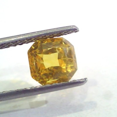 3.01 Ct 5 Ratti Untreated Natural Ceylon Yellow Sapphire Gemstones