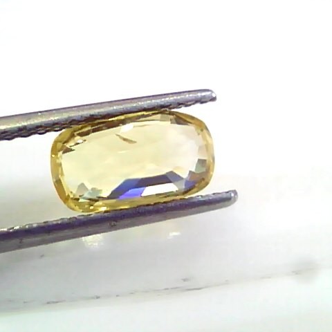 3.05 Ct 5 Ratti Unheated Untreated Natural Ceylon Yellow Sapphire