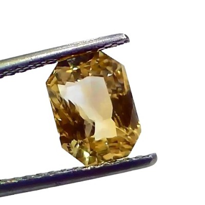 3.03 Ct IGI Certified Unheated Untreated Natural Ceylon Yellow Sapphire AAA 3.03 Ct IGI Certified Unheated Untreated Natural Ceylon Yellow Sapphire AAA