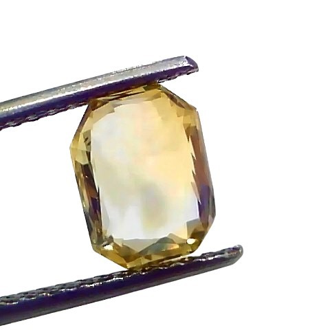 3.03 Ct IGI Certified Unheated Untreated Natural Ceylon Yellow Sapphire AAA 3.03 Ct IGI Certified Unheated Untreated Natural Ceylon Yellow Sapphire AAA