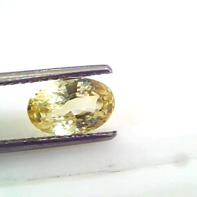 3.05 Ct 5 Ratti Unheated Untreated Natural Srilankan Yellow Sapphire