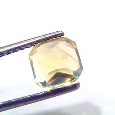 3.04 Ct IGI Certified Unheated Untreated Natural Ceylon Yellow Sapphire AAA
