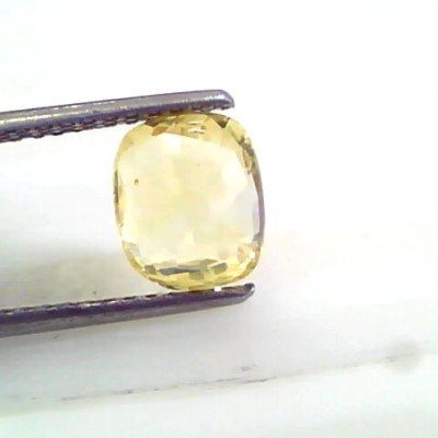 3.06 Ct 5 Ratti Unheated Untreated Natural Ceylon Yellow Sapphire