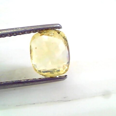 3.06 Ct 5 Ratti Unheated Untreated Natural Ceylon Yellow Sapphire