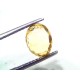 3.04 Ct IGI Certified Unheated Untreated Natural Ceylon Yellow Sapphire