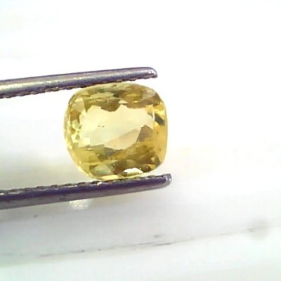 3.07 Ct 5 Ratti Unheated Untreated Natural Ceylon Yellow Sapphire