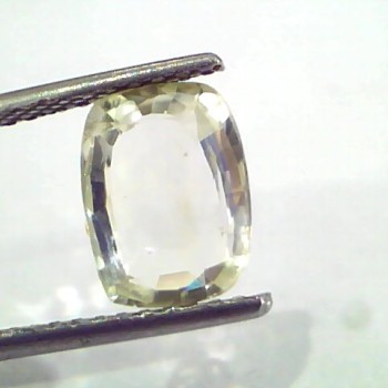 3.06 Ct Unheated Untreated Natural Ceylon Yellow Sapphire Pukhraj