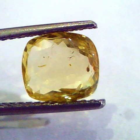 3.05 Ct 5 Ratti Unheated Untreated Natural Ceylon Yellow Sapphire