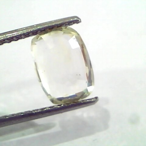 3.06 Ct Unheated Untreated Natural Ceylon Yellow Sapphire Pukhraj