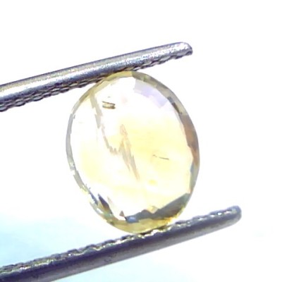 3.07 Ct Unheated Untreated Natural Ceylon Yellow Sapphire Gems
