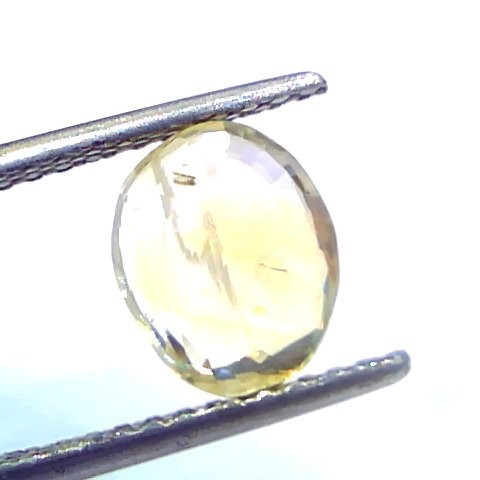 3.07 Ct Unheated Untreated Natural Ceylon Yellow Sapphire Gems