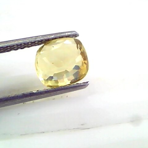 3.07 Ct 5 Ratti Unheated Untreated Natural Ceylon Yellow Sapphire