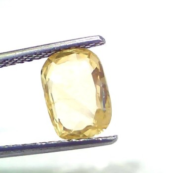 3.11 Ct Certified Unheated Untreated Natural Ceylon Yellow Sapphire